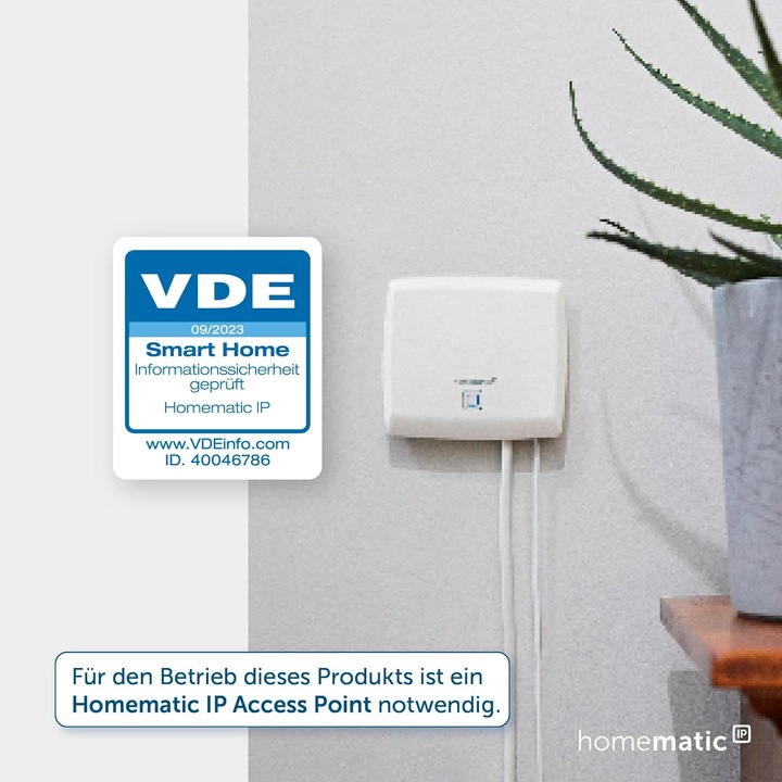 Actual product image Homematic IP Smart Home Radiator Thermostat HMIP-eTRV-2