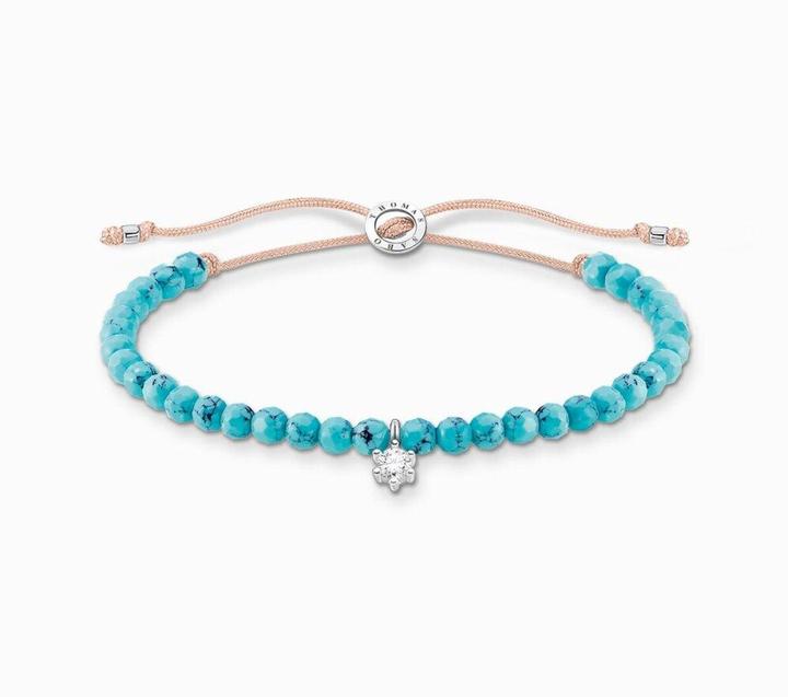 Immagine prodotto Thomas Sabo Bracciale (20 cm, Argento 925, Perlon/Nylon)