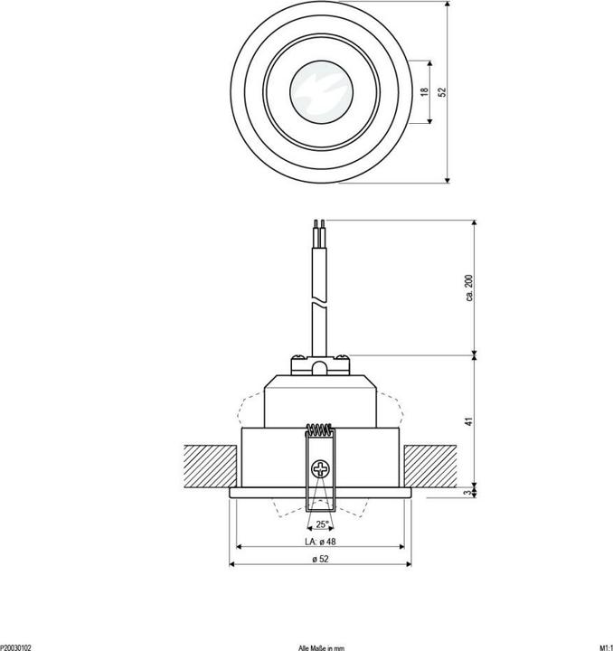 Produktbild EVN P-LED (170 lm)