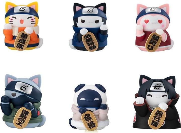 Produktbild Megahouse Naruto-Nyaruto! Mega Cat Project Nyaruto! Sammelfiguren Beckoning cat fortune one more time 7 cm Sor