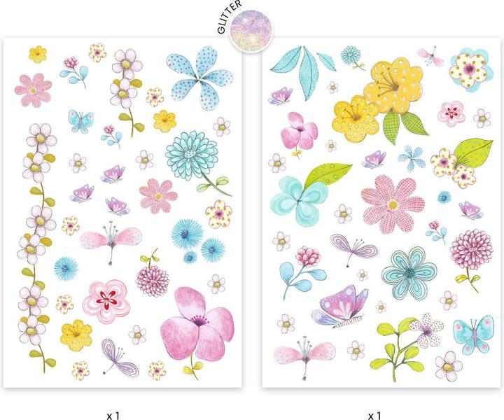 Actual product image Djeco Tattoos Blumen