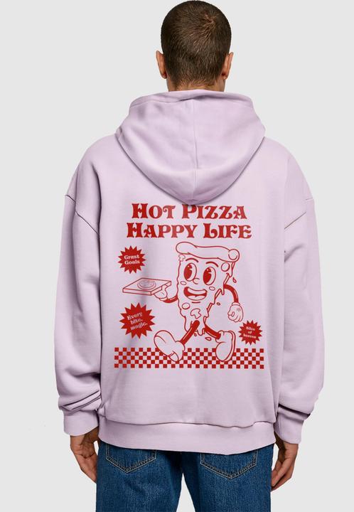 Produktbild Merchcode Hot Pizza Happy Life Hoody - 198529 (L)
