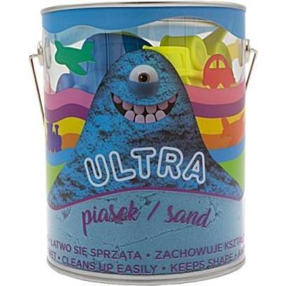 EPEE Sand UltraSand 900g Dose 4 grosse Formen 2 Werkzeuge blau Fahrzeuge