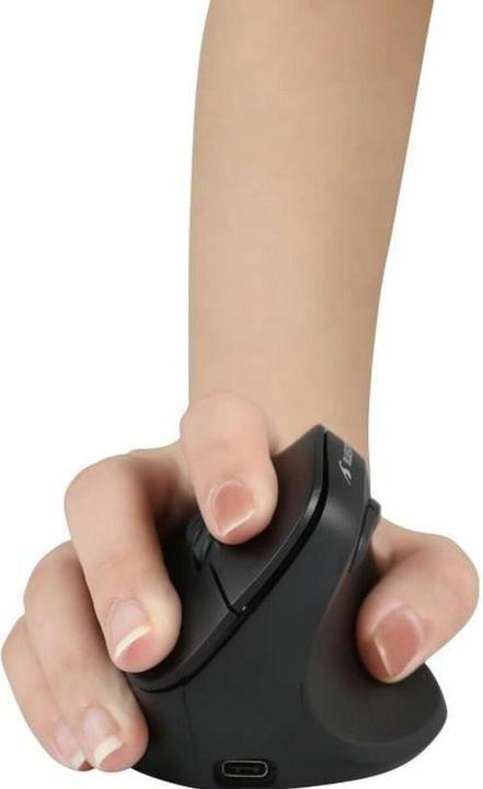 Actual product image Bluestork Souris sans fil ergonomique Ergo Lumi pour droitier (Noir) (Wireless)