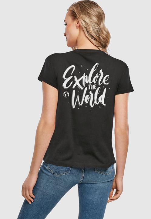 Produktbild Merchcode Ladies Wording - Explore The World Box Tee - 174815 (XS)