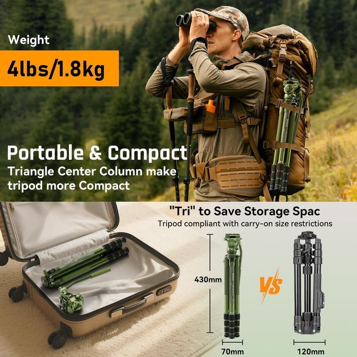 Image du produit Sirui Sportich Stativ SP004+G5X Grün (Métal)