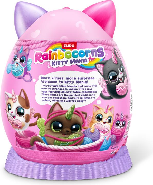 Actual product image Zuru Rainbocorns - Eggzania Kitty Mania