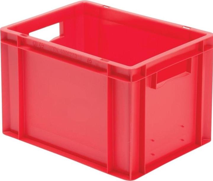 Actual product image kaiserkraft Euro format stacking containers, walls and bottom closed