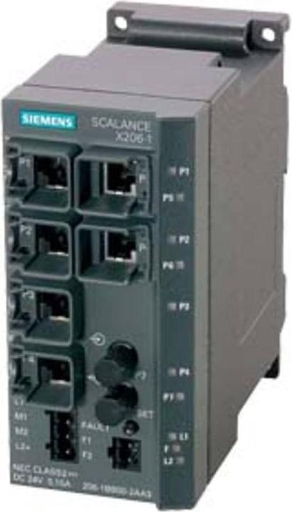Siemens 6GK5206-1BB10-2AA3 SCALANCE X206-1 gestito IE Switch (6 porte)