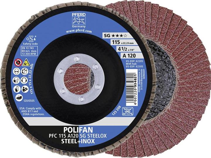 Produktbild Pferd POLIFANFächerscheibe PFC120 PSF STEELOX (120)
