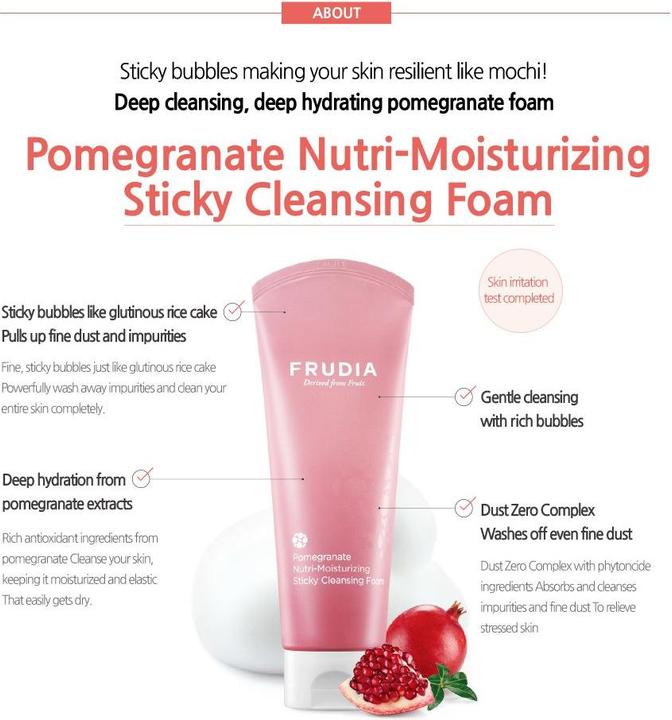 Actual product image Frudia Pomegranate (Facial cleansing wipes, 145 ml)