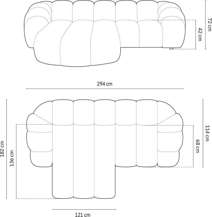 Nährwerte und Zutaten Micadoni Diana (Ecksofa)