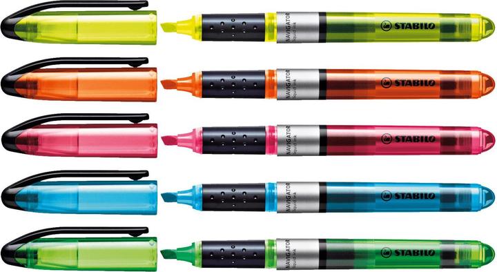 Produktbild STABILO NAVIGATOR Textmarker (Gelb, 1 mm, 1 x)