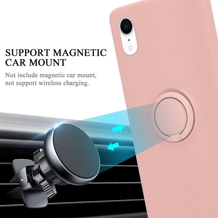 Actual product image Cadorabo TPU Liquid Ring Silicone Case Cover (Apple iPhone XR)