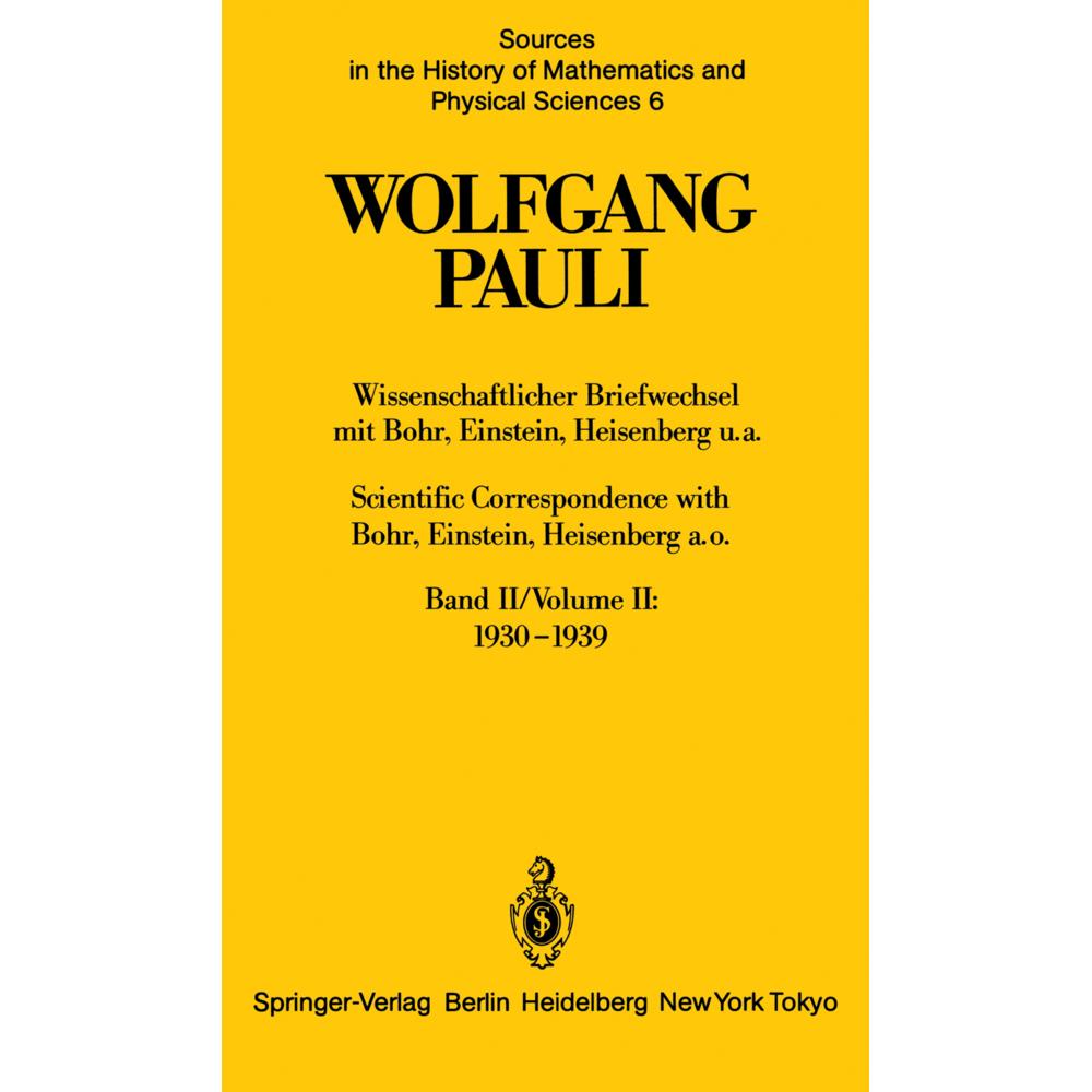 Wissenschaftlicher Briefwechsel mit Bohr, Einstein, Heisenberg u.a. / Scientific Correspondence with, Fachbücher von Wol...