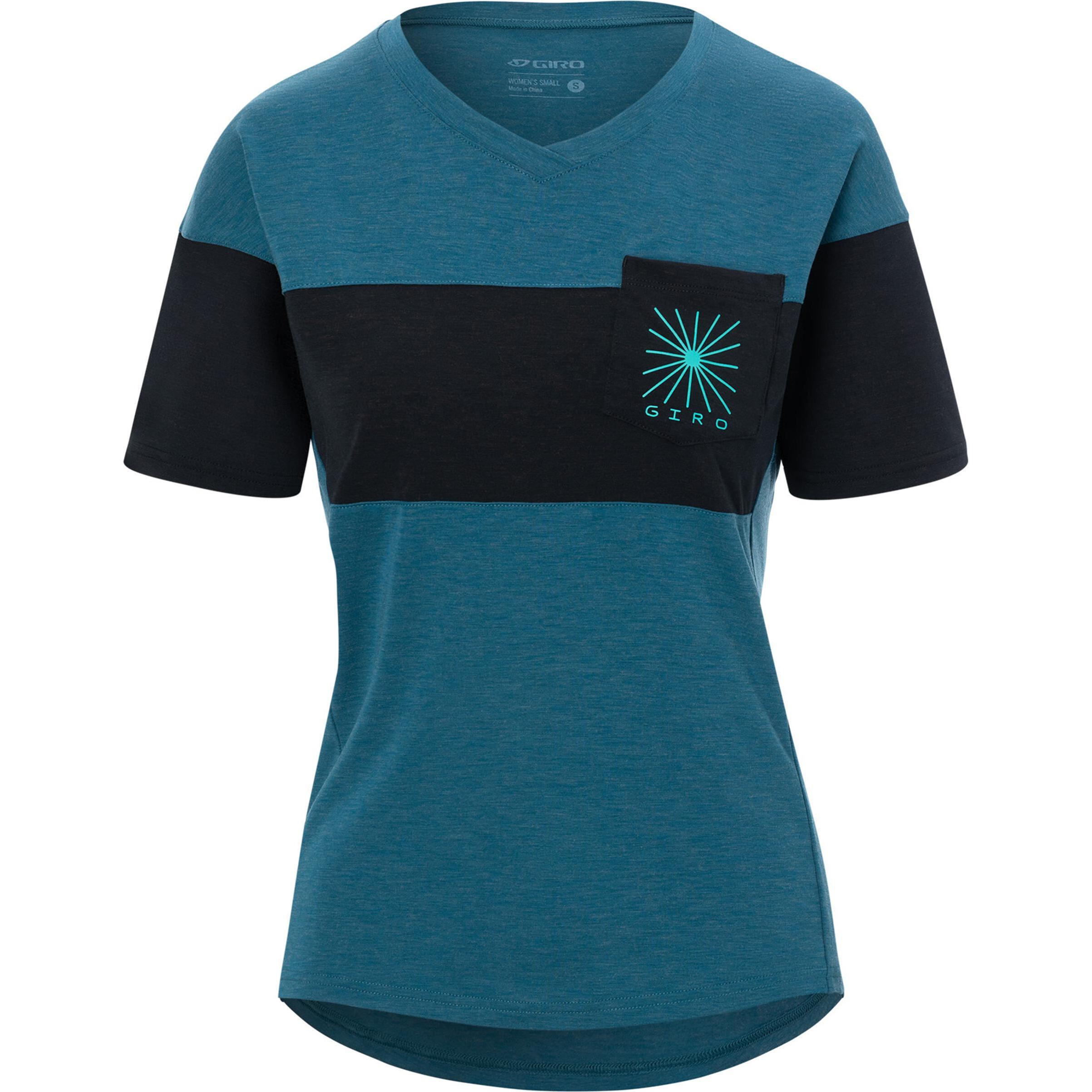 Giro, Damen, Velotrikot, Ride Damen Biketrikot (M), Blau, M