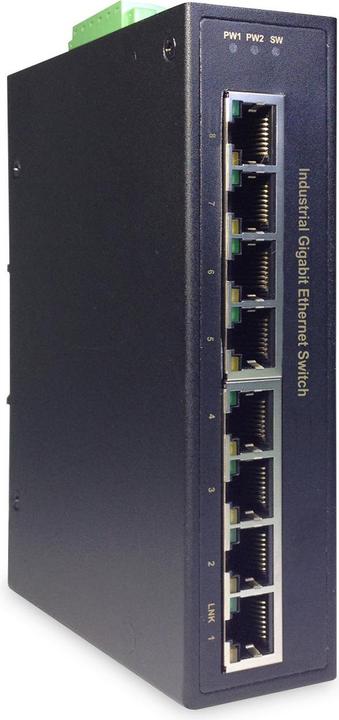 Produktbild Digitus Industr. 8-Port Gigabit Switch (8 Ports)