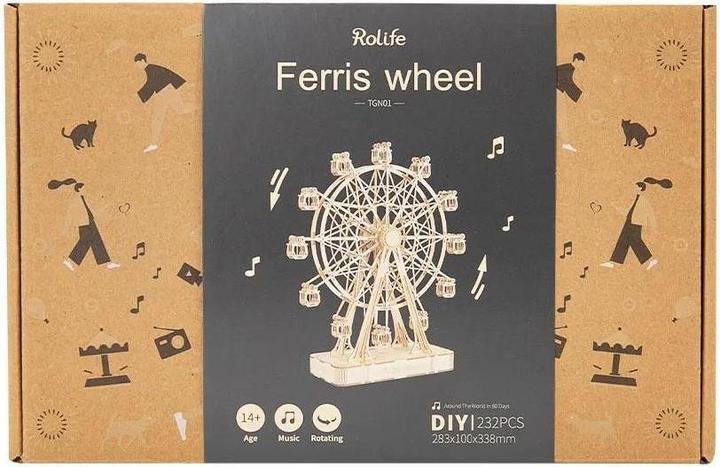 Image du produit Robotime Grande roue de la boîte à musique