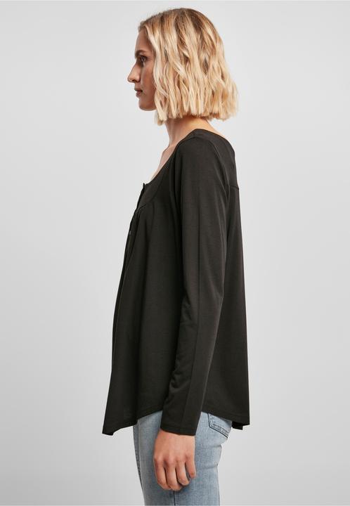 Produktbild Urban Classics Ladies Viscose Button Up Longsleeve (S)