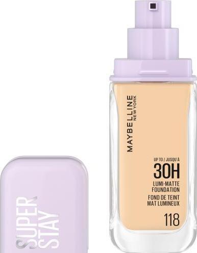 Actual product image Maybelline New York Super Stay Up To 30h Lumi-Matte Foundation Medium-Full (118)
