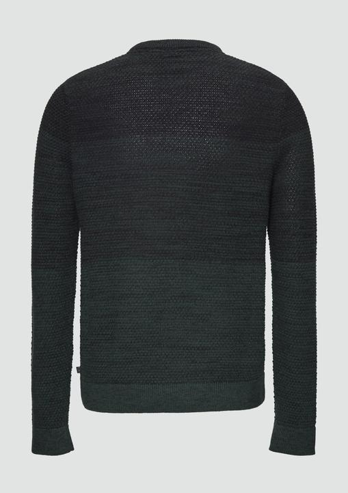 Produktbild s.Oliver Strickpullover Strickpullover in melierter Streifenoptik (XXL)