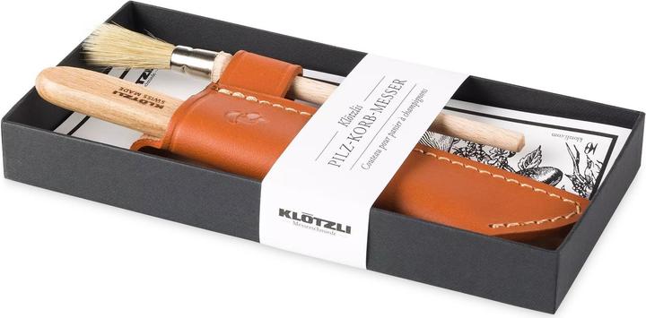 Produktbild Klötzli Pilz-Messer mit Korb (7.50 cm)