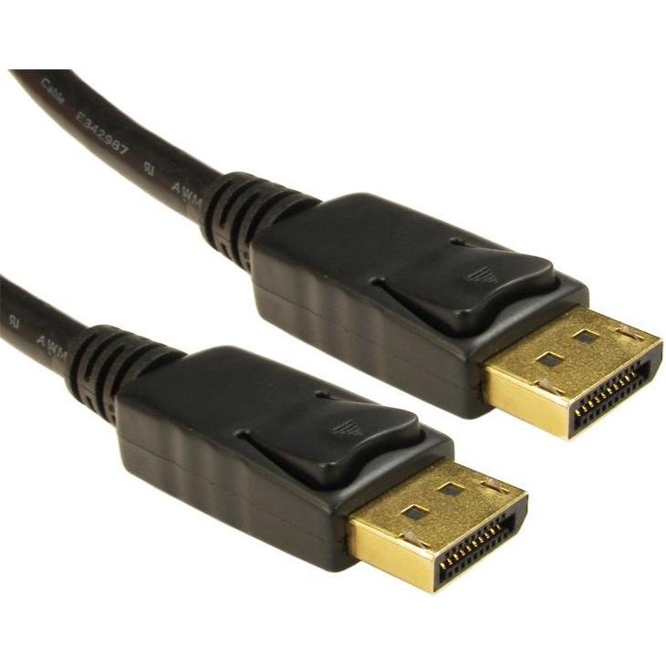 Cables Direct 1mtr Blk Port M/M Gold Connectors, Wireless Charger, Gold