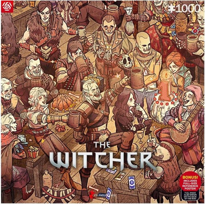 Actual product image Cenega Good Loot Gaming Puzzle: The Witcher (Wiedźmin) Birthday 1000 elementów (1000 pieces)