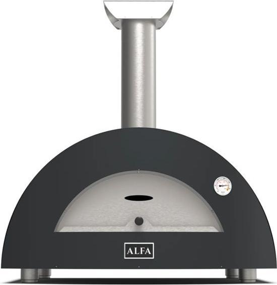 Alfa Forni Moderno 2 Pizze Hybrid-Pizzaofen Ardesia Grey (Pizza oven gas)