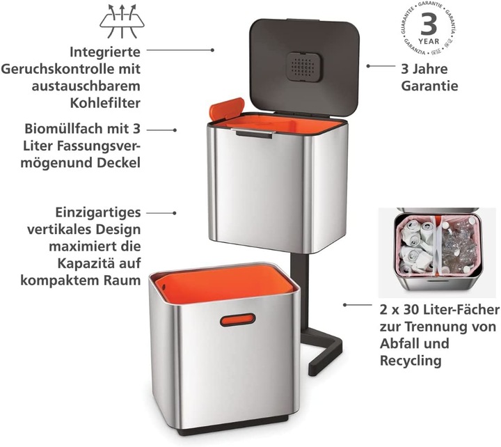 Actual product image Joseph Joseph Totem Recycling Station (60 l)