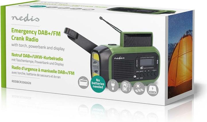 Actual product image Nedis Emergency radio (DAB+, FM)