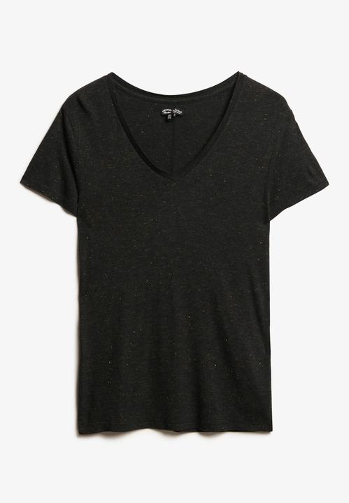 Produktbild Superdry Studios T-Shirt mit Noppenstickerei und V-Ausschnitt (10XL)