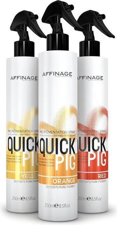 Affinage Salon Professional Affinage Instant Prepigmentation Spray Orange 250ml (Orange)