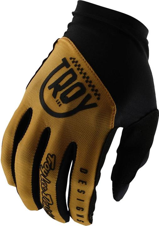 Actual product image Troy Lee Designs Flowline Glove, Eyez, gold, S (S)