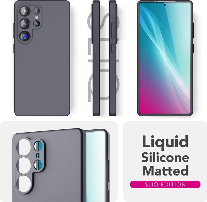 Produktbild Nalia Phoenix - Abwischbare Flüssigsilikon Hülle - Easy Clean Liquid Silicone Cover (Samsung Galaxy S25 Ultra)