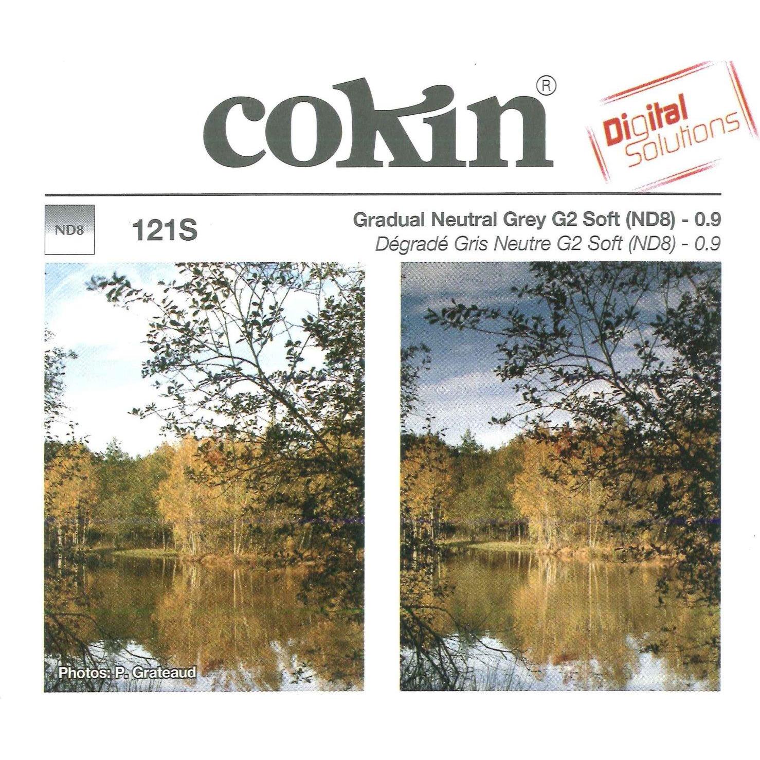 Thumbnail - Cokin Filter A121S Verlauf 2 ND 8 (62 mm, ND- / Graufilter, 0.90 mm), Objektivfilter, Grau