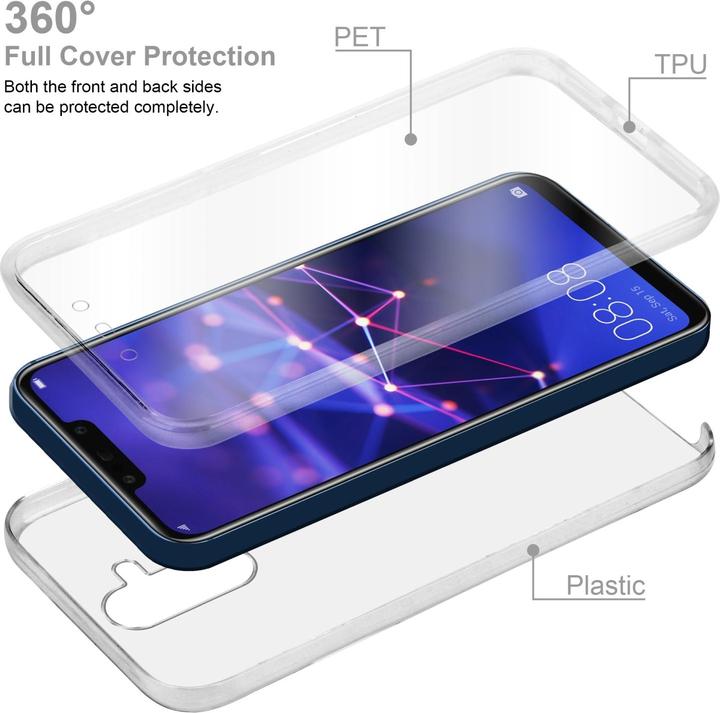 Produktbild Cadorabo TPU Hülle 360 Grad Case (Huawei Mate 20 Lite)