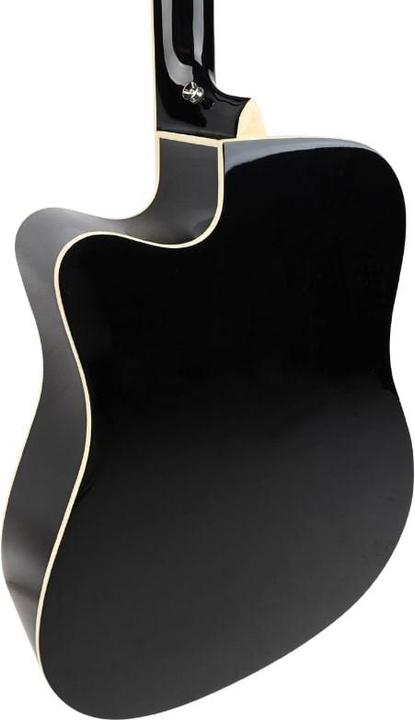 Immagine prodotto V-tone VEAG1 CE BK gitara elektroakustyczna 4/4 dr (Chitarra acustica, Compensato di abete rosso, Compensato di mogano, HPL, Okoume, Plastica ABS, Pps)