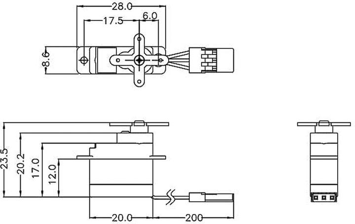 Produktbild Hitec Micro-Servo Servo HS-40 Analog