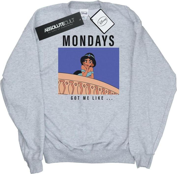 Produktbild Disney Princess Jasmine Mondays Got Me Like Sweatshirt Mädchen (152, 158)