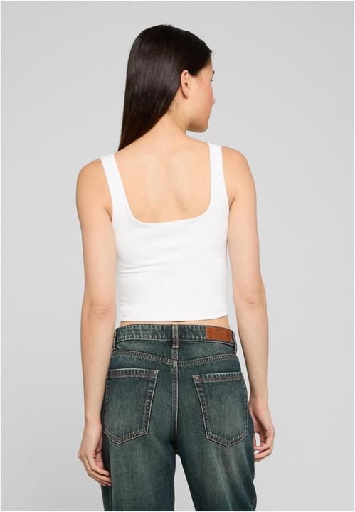 Produktbild Urban Classics Ladies Cropped Polyamide Top 2-Pack black+white S (S)