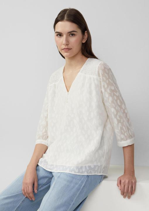 Image du produit S.Oliver Bluse Bluse aus Struktur-Chiffon im Relaxed Fit