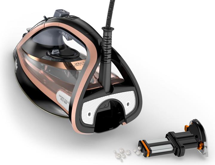 Image du produit Tefal Ultimate Pure FV9845 Fer à repasser à sec & vapeur Durilium Plaque autonettoyante, cuivre (3200 W, 260 g/min)
