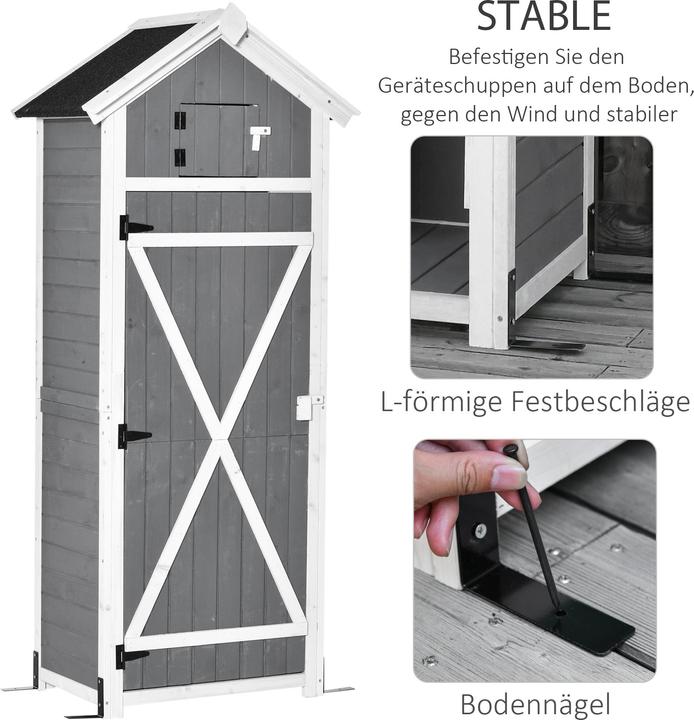 Immagine prodotto Outsunny Capanno degli attrezzi