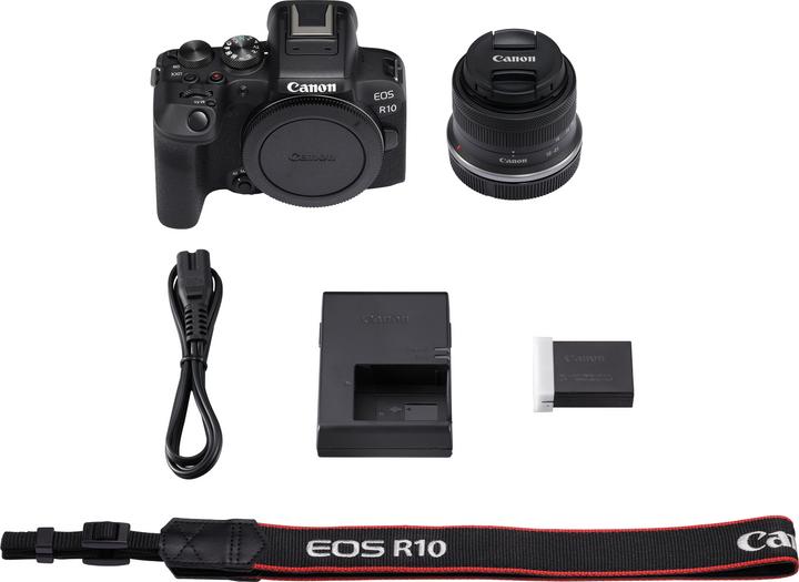 Image du produit Canon EOS R10 Kit (18 - 45 mm, 24.20 Mpx, APS-C / DX)