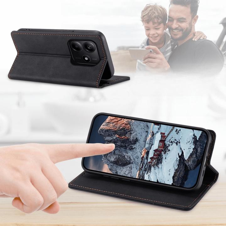 Produktbild Cover-Discount Xiaomi Redmi Note 14 5G - Flip Case mit RFID Blocker (Xiaomi Redmi Note 14 5G)