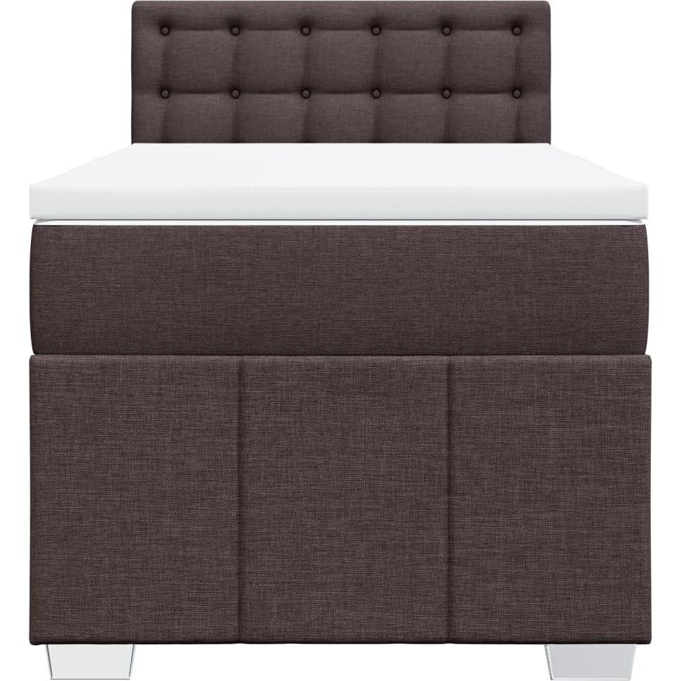 Thumbnail - VidaXL, Bett, Bo x springbett mit Matratze 90 x 190 cm Stoff (90 x 190 cm)