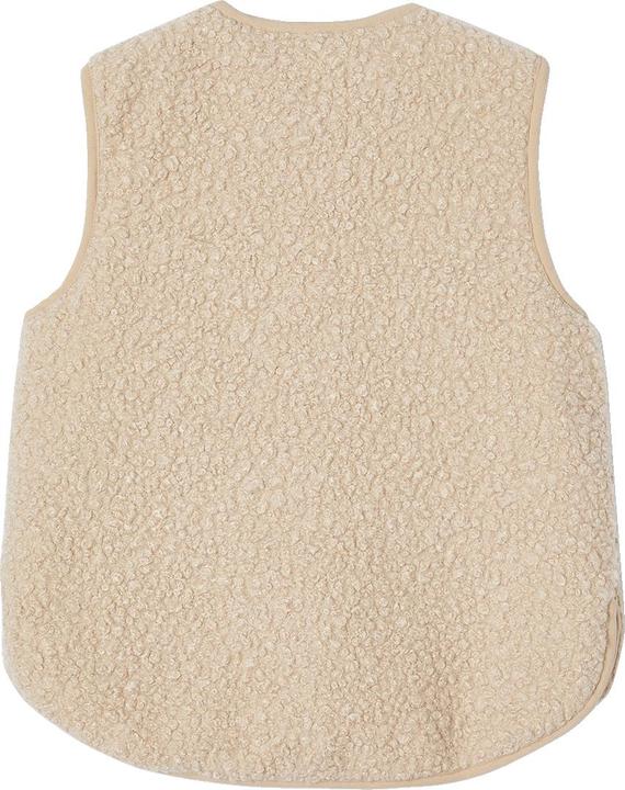 Actual product image Vertbaudet Girls' padded waistcoat made from teddy fleece with recycled polyester (146, 152)