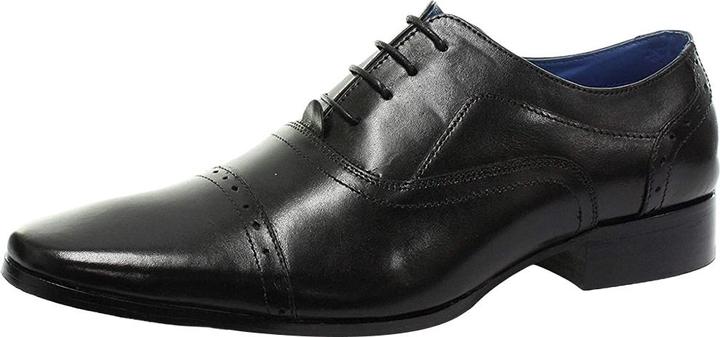 Produktbild Roamers 4 Ösen Punch Cap Leder Oxford Schuhe (43)