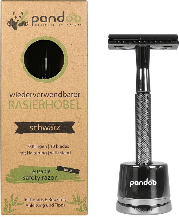 Actual product image Pandoo Metal razor black